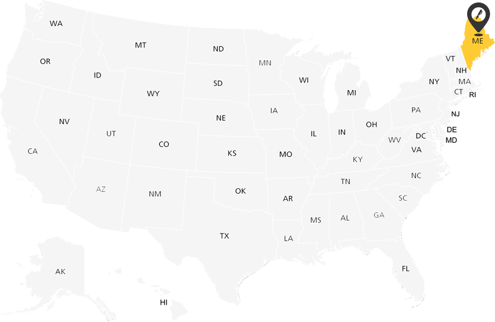 Maine Notary Map