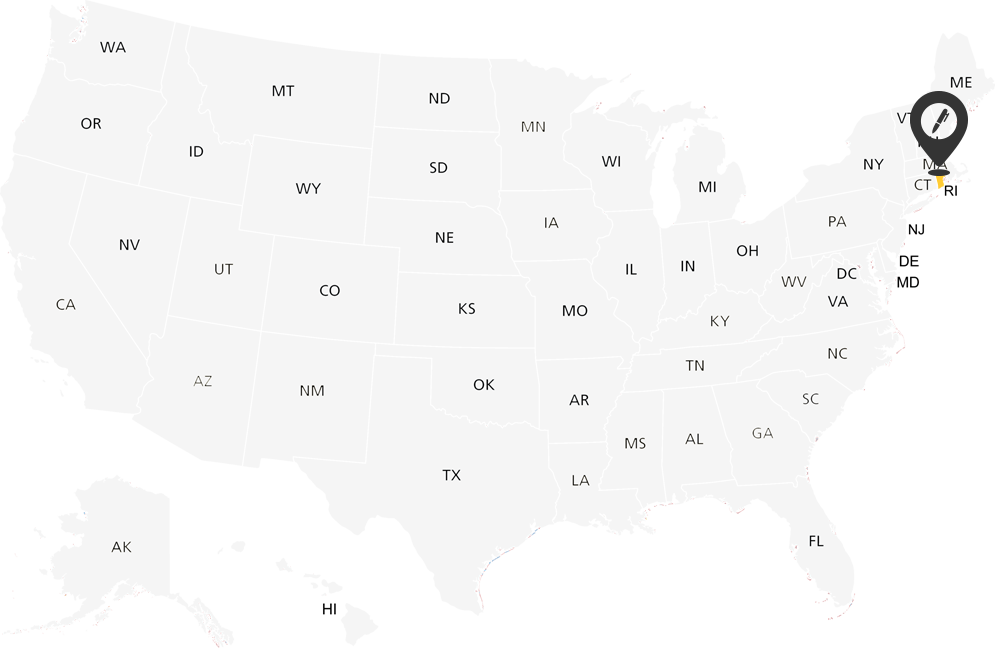 Rhode Island Notary Map